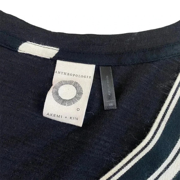 Anthropologie Akemi + Kin Sherburne Polka Dot Shirt Blouse Top Size XS Women's - Picture 4 of 7